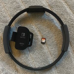 nintendo switch ring fit adventure (includes all pieces)